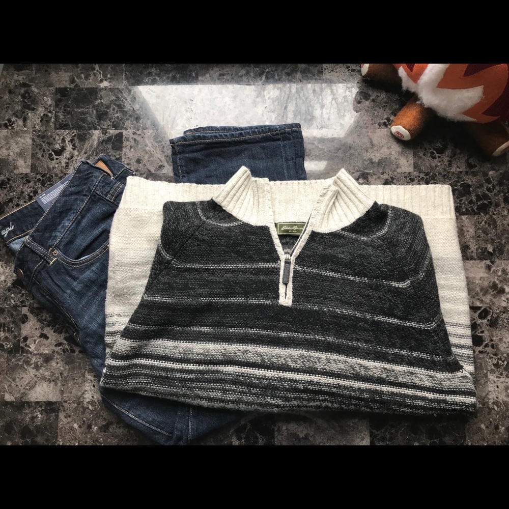 Men’s Large Eddie Bauer Ombré Sweater